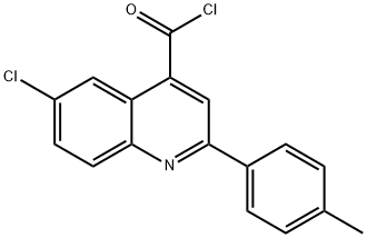 6-氯-2-(4-甲基苯基)喹啉-4-甲酰氯