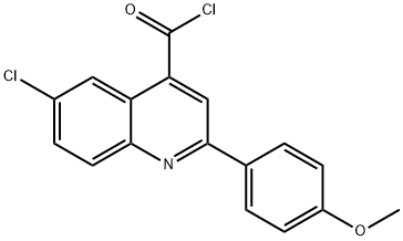 6-氯-2-(4-甲氧苯基)喹啉-4-甲酰氯