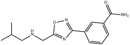 3-{5-[(isobutylamino)methyl]-1,2,4-oxadiazol-3-yl}benzamide