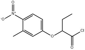 2-(3-甲基-4-硝基苯氧基)丁酰氯化物