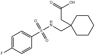 [1-({[(4-氟苯基)磺酰基]氨基}甲基)环己基]乙酸