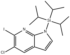 5-Chloro-6-iodo-1-(triisopropylsilyl)-1H-pyrrolo[2,3-b]pyridine