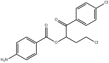 3-氯-1-(4-氯苯甲酰)丙基4-氨基苯甲酸酯