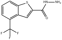 4-(三氟甲基)苯并[B]噻吩-2-碳酰肼