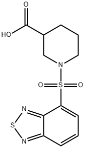 1-(2,1,3-苯并噻二唑-4-基磺酰基)哌啶-3-羧酸