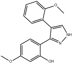 5-methoxy-2-[4-(2-methoxyphenyl)-1H-pyrazol-3-yl]phenol
