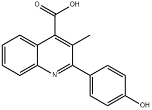 2-(4-HYDROXYPHENYL)-3-METHYL-4-QUINOLINECARBOXYLIC ACID