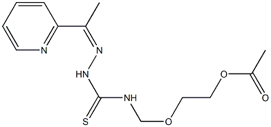 N(4)-(2-acetoxyethoxymethyl)-2-acetylpyridine thiosemicarbazone