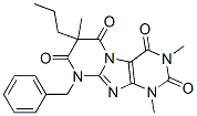 Pyrimido[2,1-f]purine-2,4,6,8(1H,3H,7H,9H)-tetrone,  1,3,7-trimethyl-9-(phenylmethyl)-7-propyl-