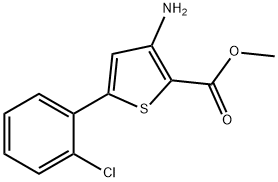 甲基 3-氨基-5-(2-氯苯基)噻吩-2-甲酸基酯