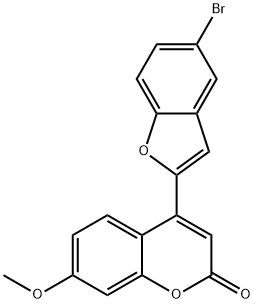 4-(5-溴苯并呋喃-2-基)-7-甲氧基-2H-铬烯-2-酮