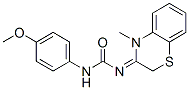 (1Z)-3-(4-methoxyphenyl)-1-(7-methyl-10-thia-7-azabicyclo[4.4.0]deca-1 ,3,5-trien-8-ylidene)urea