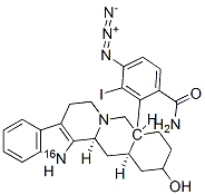 17-hydroxy-20-yohimban-16-(N-(4-azido-3-iodo)phenyl)carboxamide