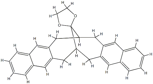 6,7,8,15,16,17-Hexahydrospiro[7,16-methanocyclodeca[1,2-b:6,7-b']dinaphthalene-19,2'-[1,3]dioxolane]