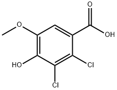 5,6-二氯-4-羟基-3-甲氧基安息香酸