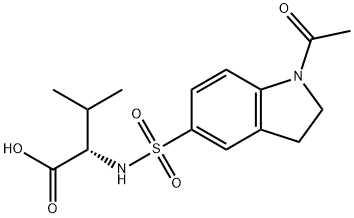 2-[(1-乙酰-2,3-二氢吲哚-5-基)磺酰基氨基]-3-甲基-丁酸