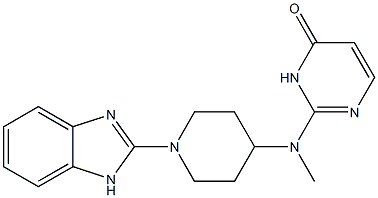 2-((1-(1H-Benzimidazol-2-yl)-4-piperidinyl)methylamino)-4(1H)-pyrimidi none