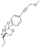 2,6,7-Trioxabicyclo(2.2.2)octane, 1-(4-(3-methoxy-1-propynyl)phenyl)-4 -propyl-