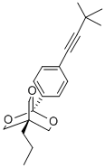 2,6,7-Trioxabicyclo(2.2.2)octane, 1-(4-(3,3-dimethyl-1-butynyl)phenyl) -4-propyl-