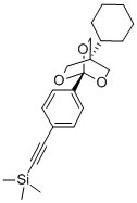 ((4-(4-Cyclohexyl-2,6,7-trioxabicyclo(2.2.2)oct-1-yl)phenyl)ethynyl)tr imethylsilane