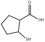 Cyclopentanecarboxylic acid, 2-mercapto- (9CI)
