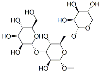 (2R,3S,4S,5S,6R)-2-[(2S,3S,4S,5R,6R)-3,5-dihydroxy-2-methoxy-6-[[(2R,3S,4S,5R)-3,4,5-trihydroxyoxan-2-yl]oxymethyl]oxan-4-yl]oxy-6-(hydroxymethyl)oxane-3,4,5-triol