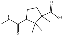 1,2,2-三甲基-3-(甲基氨基甲酰基)环戊烷-1-羧酸