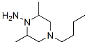 1-Piperazinamine,4-butyl-2,6-dimethyl-(9CI)