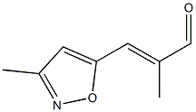 2-Propenal,2-methyl-3-(3-methyl-5-isoxazolyl)-(9CI)
