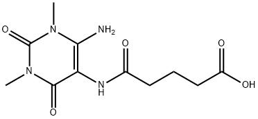 Pentanoic  acid,  5-[(6-amino-1,2,3,4-tetrahydro-1,3-dimethyl-2,4-dioxo-5-pyrimidinyl)amino]-5-oxo-