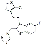 5-Fluoro-3-[(2-chloro-3-thienyl)methoxy]-2-[(1H-imidazol-1-yl)methyl]-2,3-dihydrobenzo[b]thiophene