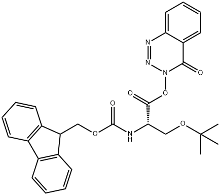 Fmoc-O-叔丁基-L-丝氨酸 3,4-二氢-4-氧代-1,2,3-苯并三嗪-3-基酯