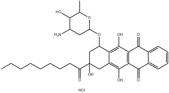 4 O-daunosaminyl-2,4,5,12-tetrahydroxy-2-nonanoyl-1,2,3,4-tetrahydro-6,11-naphthacenedione
