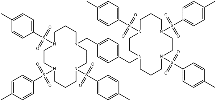 1,1'-[1,4-亚苯基双(亚甲基)]双[4,8,11-三[(4-甲基苯基)磺酰基]-1,4,8,11-四氮杂环十四烷