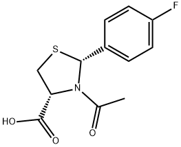 (2R,4R)-3-乙酰基-2-(4-氟苯基)噻唑烷-4-羧酸