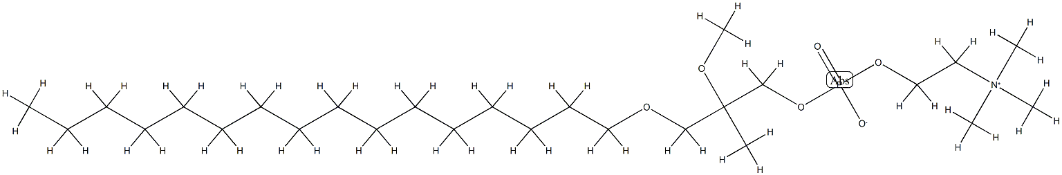 1-O-hexadecyl-2-C,O-dimethylglycero-3-phosphocholine