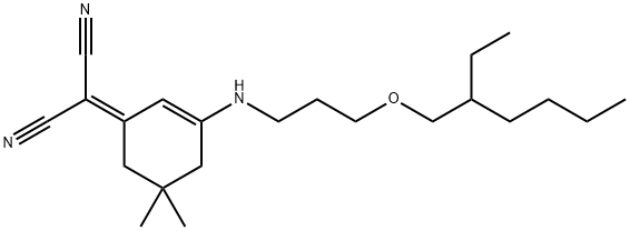 5,5-Dimethyl-1-dicyanmethylen-3-(3-(2-ethylhexyloxy)-propylamino)cyclohexen-2