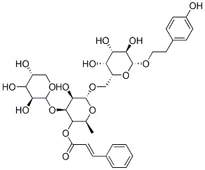 [(2S,3S,4R,5R,6R)-5-hydroxy-2-methyl-6-[[(2R,3R,4S,5R,6R)-3,4,5-trihyd roxy-6-[2-(4-hydroxyphenyl)ethoxy]oxan-2-yl]methoxy]-4-[(2S,3R,4S,5R)- 3,4,5-trihydroxyoxan-2-yl]oxy-oxan-3-yl] 3-phenylprop-2-enoate
