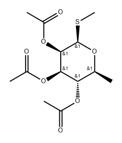.beta.-L-Mannopyranoside, methyl 6-deoxy-1-thio-, triacetate