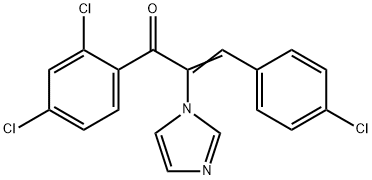 2-Propen-1-one,  3-(4-chlorophenyl)-1-(2,4-dichlorophenyl)-2-(1H-imidazol-1-yl)-