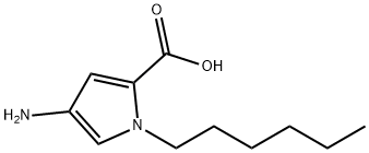 Pyrrole-2-carboxylic acid, 4-amino-1-hexyl- (6CI)