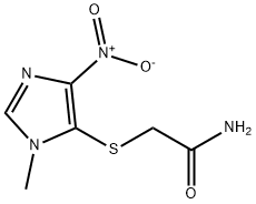 ACETAMIDE, 2-((1-METHYL-4-NITRO-1H-IMIDAZOL-5-YL)THIO)-
