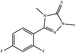 3H-1,2,4-Triazole-3-thione, 2,4-dihydro-5-(2,4-difluorophenyl)-2,4-dim ethyl-