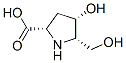 L-Proline, 4-hydroxy-5-(hydroxymethyl)-, (2-alpha-,4-alpha-,5-alpha-)- (9CI)