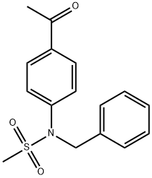 N-(4-Acetyl-phenyl)-N-benzyl-methanesulfonamide