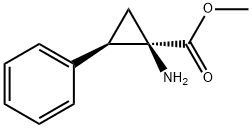 Cyclopropanecarboxylic acid, 1-amino-2-phenyl-, methyl ester, (1R-cis)- (9CI)