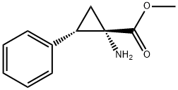 Cyclopropanecarboxylic acid, 1-amino-2-phenyl-, methyl ester, (1S-cis)- (9CI)