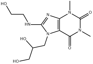 7-(2,3-dihydroxypropyl)-8-(2-hydroxyethylamino)-1,3-dimethyl-purine-2, 6-dione