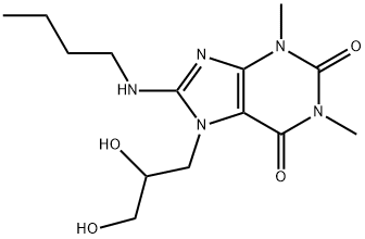 7-(2,3-Dihydroxypropyl)-8-butylaminotheophylline