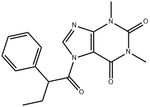 Theophylline,  7-(2-phenylbutyryl)-  (6CI)